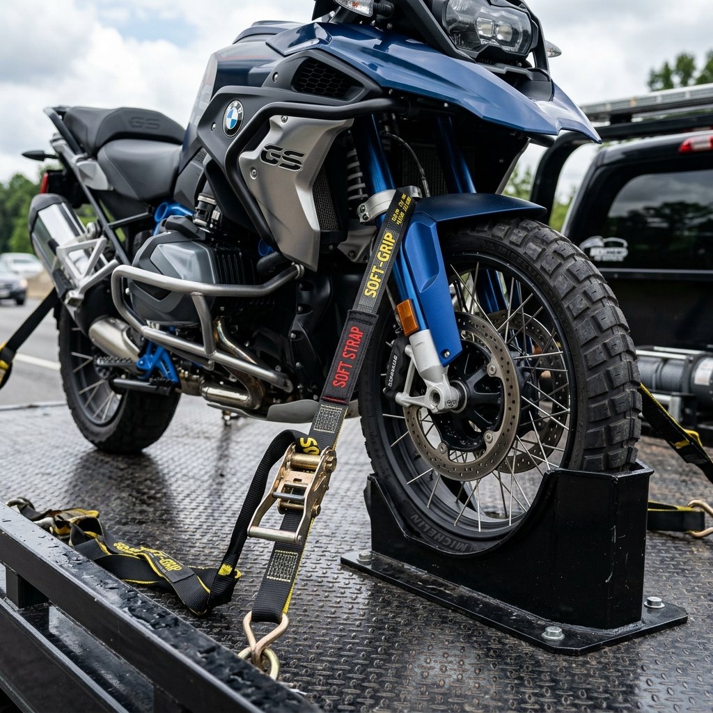 Serviço de guincho para motocicleta